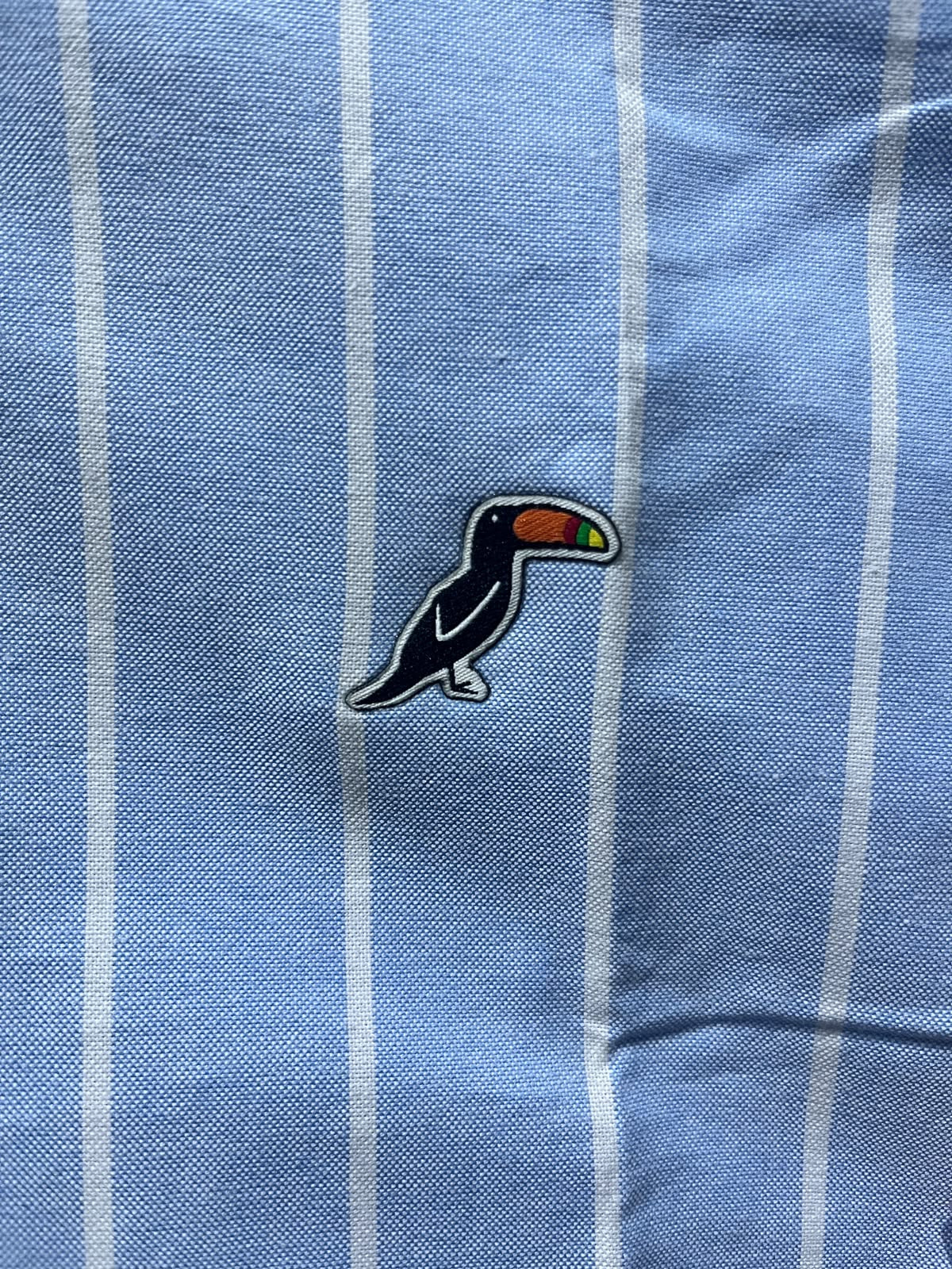 Camisa Tucane rayada azul