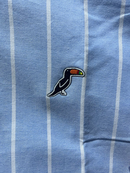 Camisa Tucane rayada azul
