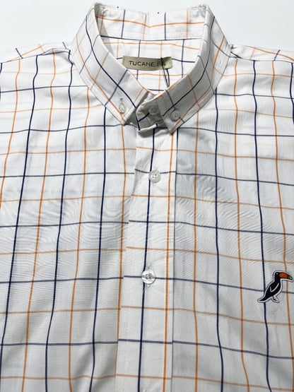Camisa Tucane cuadrada blanca