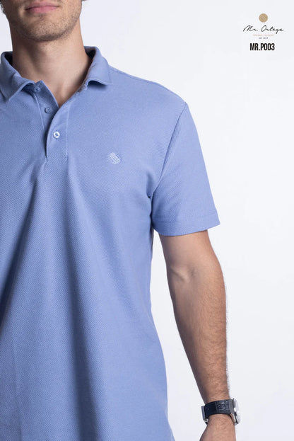Polo Mr Ortega lisa cielo