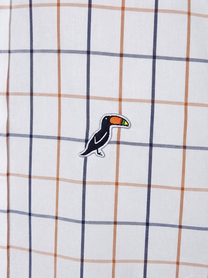 Camisa Tucane cuadrada blanca