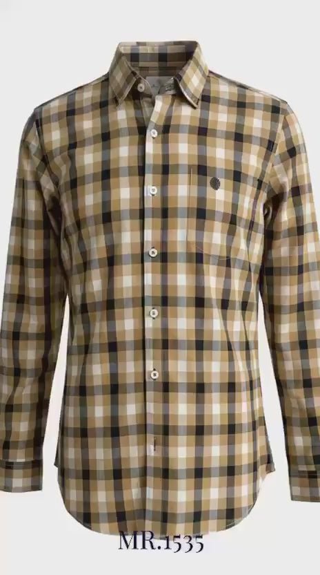 Camisa Mr Ortega 1535 Mostaza